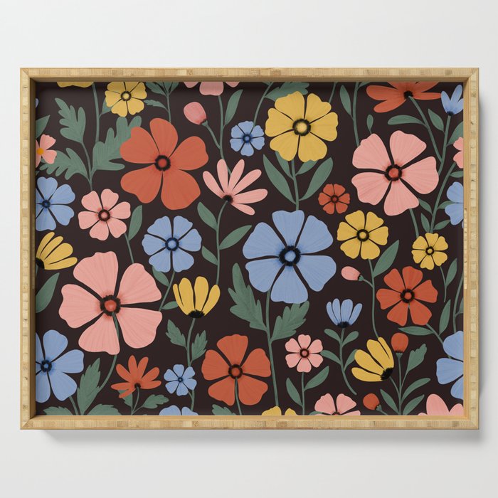 Wildflowers  Serving Tray Gallery Image 1