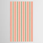 Classic Stripes - peach green Tablecloth Gallery Image 2
