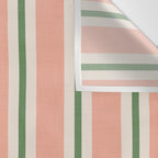 Classic Stripes - peach green Wall Tapestry Gallery Image 3