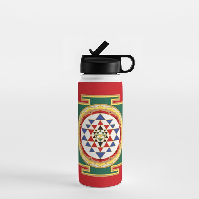 Sri Yantra colored Water Bottle Gallery Image 1