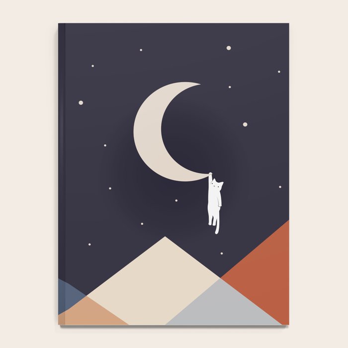 Cat Landscape 176 Hang on the Moon Notebook Gallery Image 4