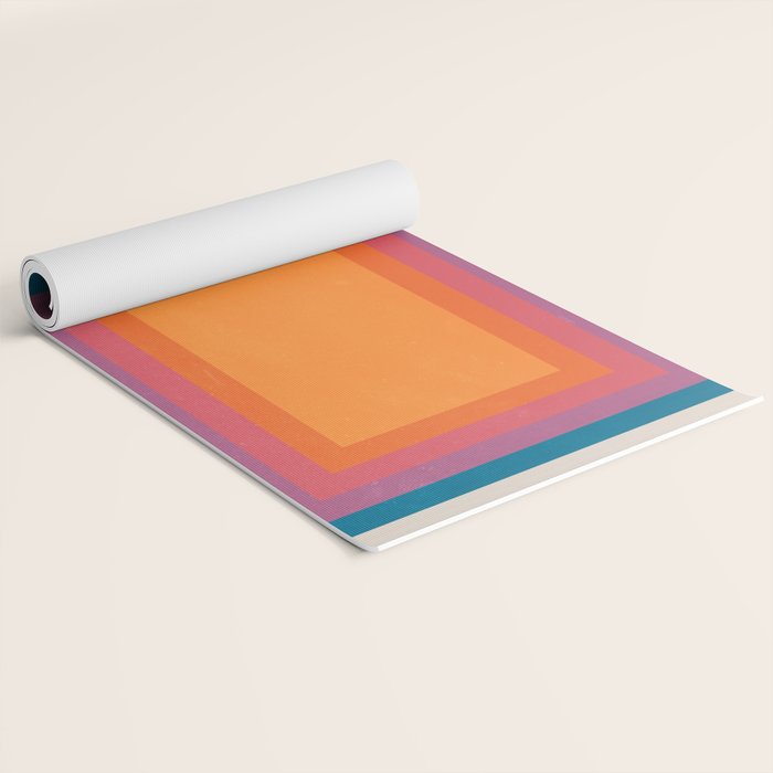 Vintage California Sun 02 Yoga Mat Gallery Image 2