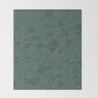 William Morris Middlemore Green Moss Gold Pattern Throw Blanket Gallery Image 2
