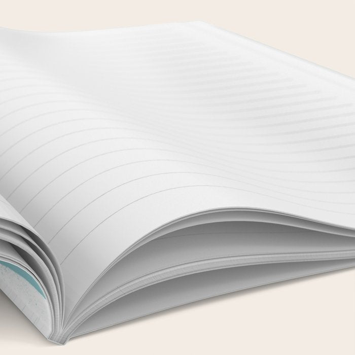 Botanical leaf- skyblue Notebook Gallery Image 2
