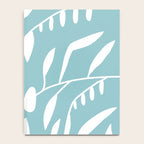 Botanical leaf- skyblue Notebook Gallery Image 4