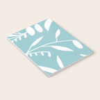 Botanical leaf- skyblue Notebook Gallery Image 3