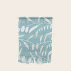 Botanical leaf- skyblue Wall Hanging Gallery Image 1