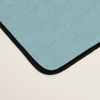 Botanical leaf- skyblue Desk Mat Gallery Image 4