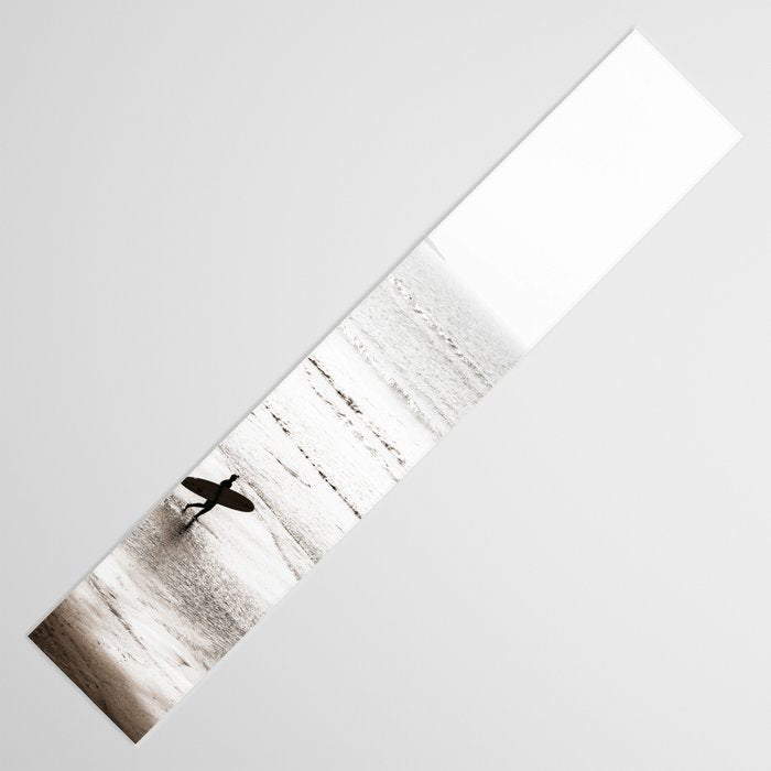 Surfer Black and White Table Runner Gallery Image 3