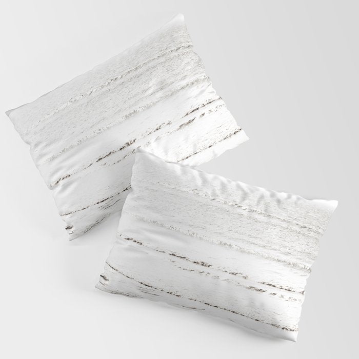 Surfer Black and White Pillow Sham Gallery Image 1