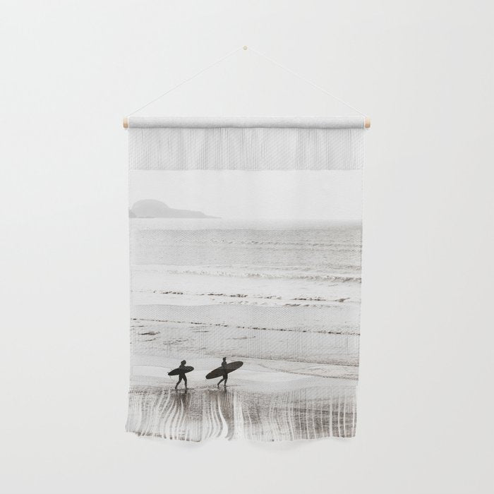 Surfer Black and White Wall Hanging Gallery Image 1