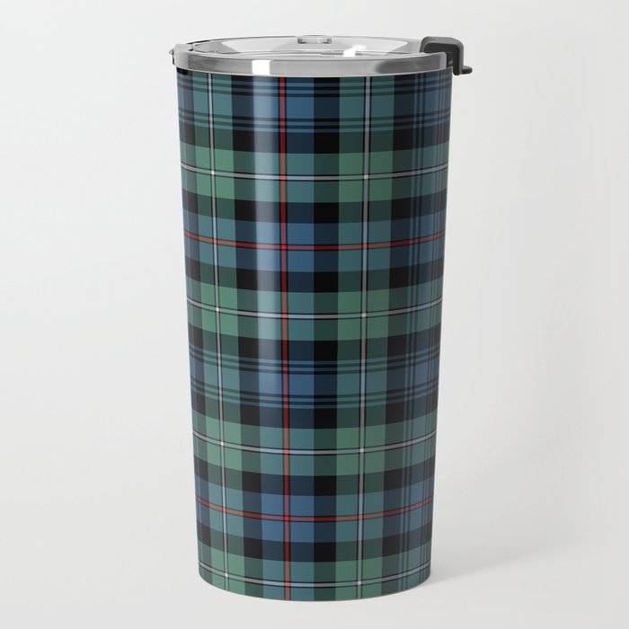 Clan Mackenzie Ancient Tartan Travel Mug Gallery Image 2