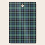 Clan Mackenzie Ancient Tartan Cutting Board Gallery Image 1