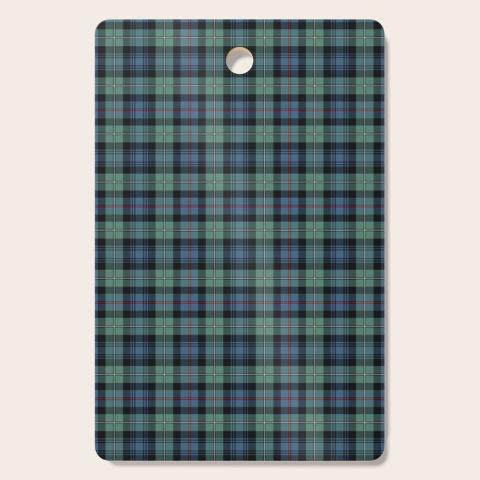 Clan Mackenzie Ancient Tartan Cutting Board Gallery Image 1