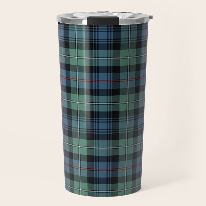 Clan Mackenzie Ancient Tartan Travel Mug Gallery Image 1