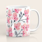 Cherry Blossoms - Pink & Black Palette Coffee Mug Gallery Image 1