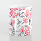 Cherry Blossoms - Pink & Black Palette Coffee Mug Gallery Image 4