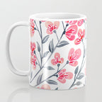 Cherry Blossoms - Pink & Black Palette Coffee Mug Gallery Image 3