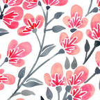 Cherry Blossoms - Pink & Black Palette Coffee Mug Gallery Image 2