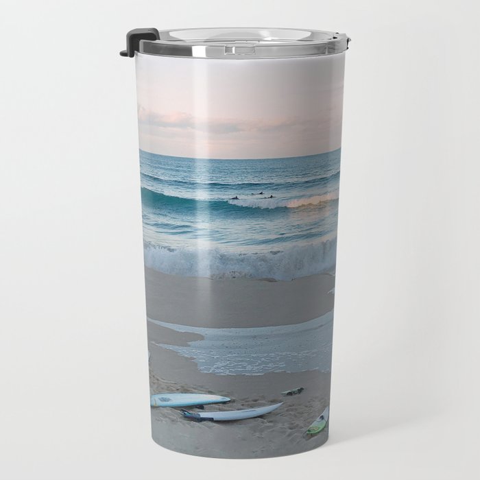 Sunset surf Travel Mug Gallery Image 3