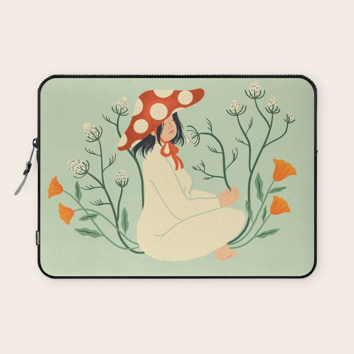 Mushroom Afternoon Laptop Sleeve Gallery Image 1