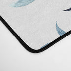 Blue flowers | Watercolor Pattern Desk Mat Gallery Image 4