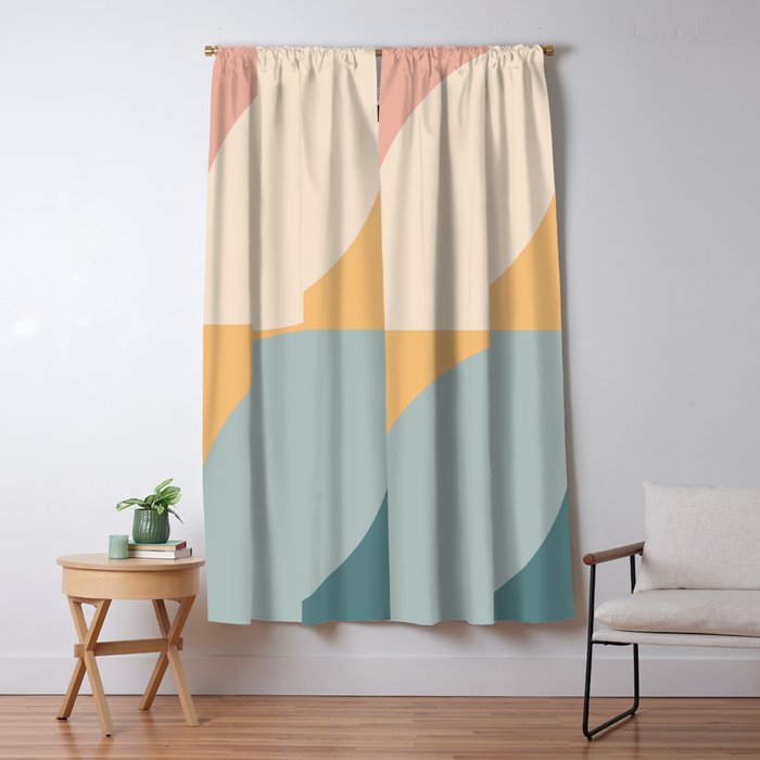 Almond Abstract XIII Window Curtain Gallery Image 1