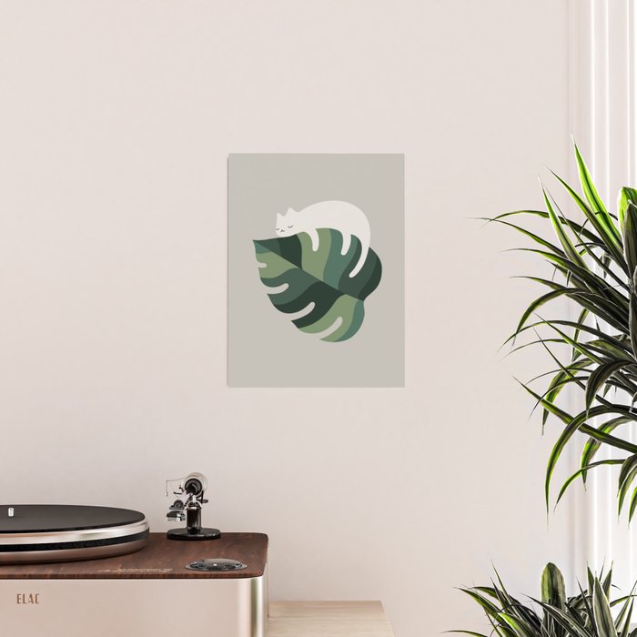 Cat and Plant 10 Poster Gallery Image 2