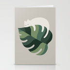 Cat and Plant 10 Stationery Card Gallery Image 2