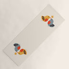 Festive Birds and Star Yoga Mat Gallery Image 1