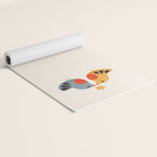 Festive Birds and Star Yoga Mat Gallery Image 2