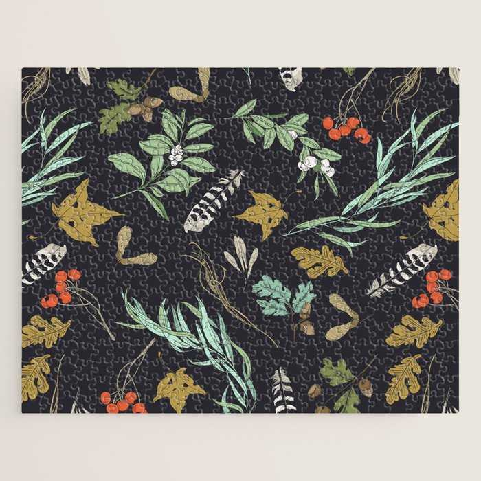 Boho vintage nature Jigsaw Puzzle Gallery Image 1