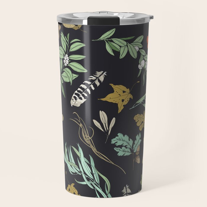 Boho vintage nature Travel Mug Gallery Image 1