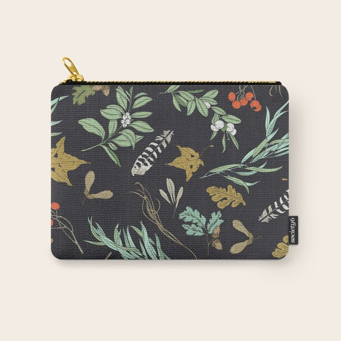 Boho vintage nature Carry All Pouch Gallery Image 1