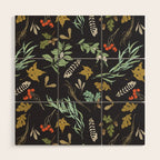 Boho vintage nature Wood Wall Art Gallery Image 1