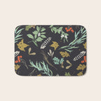 Boho vintage nature Bath Mat Gallery Image 1