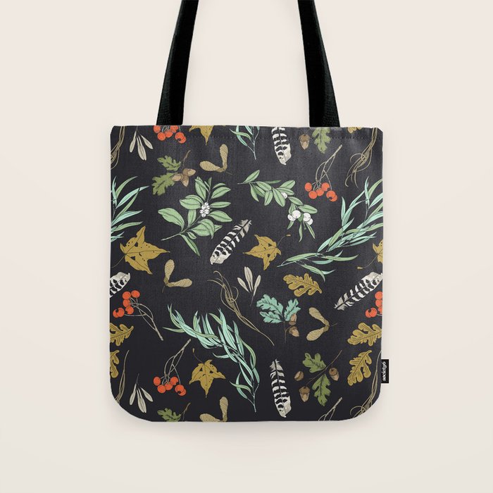 Boho vintage nature Tote Bag Gallery Image 1