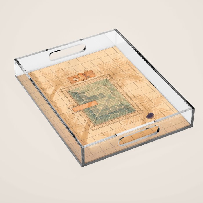 End of Summer Acrylic Tray Gallery Image 1