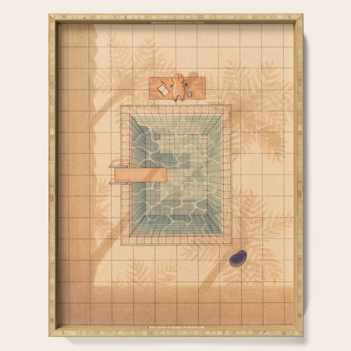 End of Summer Serving Tray Gallery Image 1