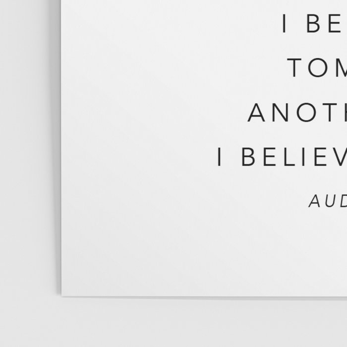 I Believe In Pink. I Believe That Laughing Is the Best Calorie Burnerâ¦ -Audrey Hepburn Poster Gallery Image 3