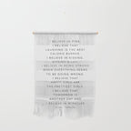 I Believe In Pink. I Believe That Laughing Is the Best Calorie Burnerâ¦ -Audrey Hepburn Wall Hanging Gallery Image 1