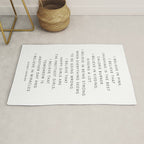 I Believe In Pink. I Believe That Laughing Is the Best Calorie Burnerâ¦ -Audrey Hepburn Rug Gallery Image 1