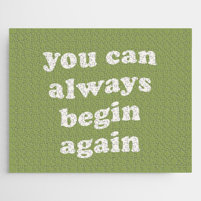 Begin Again Green Jigsaw Puzzle Gallery Image 1