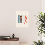 Retro Ski Illustration Poster Gallery Image 2