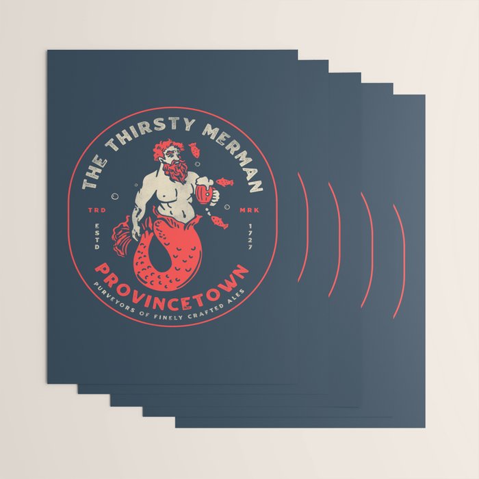 The Thirsty Merman Provincetown, Massachusetts Wrapping Paper Gallery Image 3