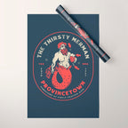 The Thirsty Merman Provincetown, Massachusetts Wrapping Paper Gallery Image 1