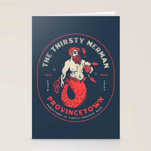 The Thirsty Merman Provincetown, Massachusetts Stationery Card Gallery Image 2