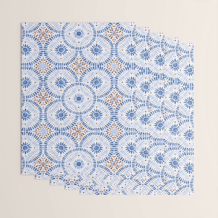 Boho Tiles Mandala Wrapping Paper Gallery Image 3