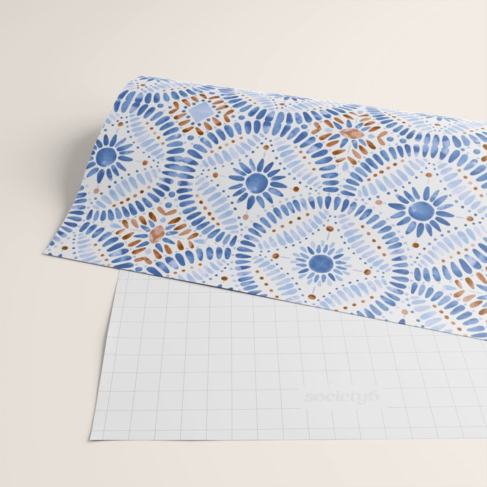 Boho Tiles Mandala Wrapping Paper Gallery Image 2
