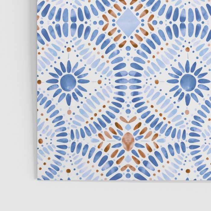 Boho Tiles Mandala Poster Gallery Image 3
